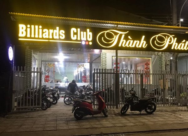 Mẫu Bảng Hiệu Bida Đẹp, Phong Cách Hiện Đại biển quảng cáo bida đẹp