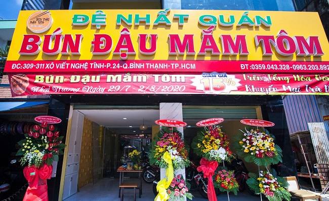 Mẫu Bảng Hiệu Bún Đậu Mắm Tôm Đẹp, Ấn Tượng Nhất bang hieu bun dau mam tom