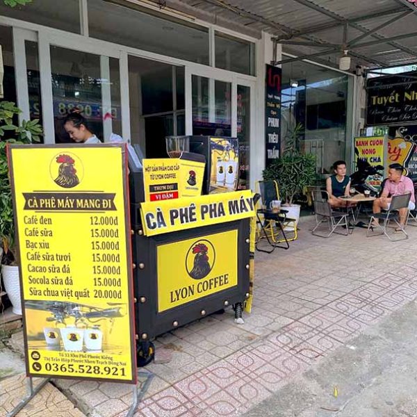 Mẫu Bảng Hiệu Quán Cafe Đẹp, Thu Hút Khách Nhất bảng hiệu cà phê mang đi