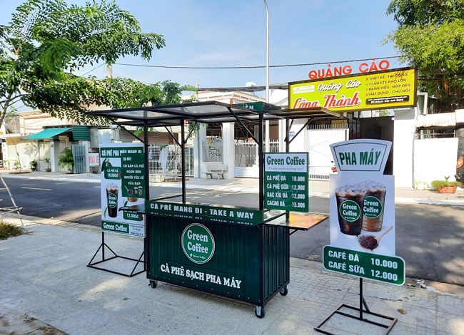 Mẫu Bảng Hiệu Cafe Mang Đi (Take Away) Đẹp, Ấn Tượng bang hieu cafe mang di