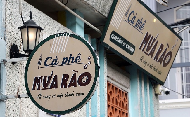 bang-hieu-cafe-xua bảng hiệu cafe xưa