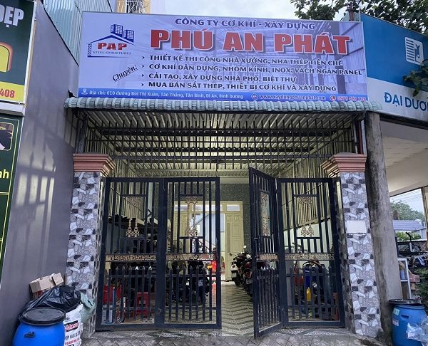 Biển hiệu xưởng cơ khí