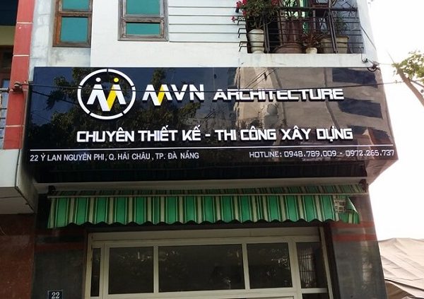 Mẫu Bảng Hiệu Công Ty Xây Dựng Đẹp, Chuyên Nghiệp bảng hiệu xây dựng ngoài trời