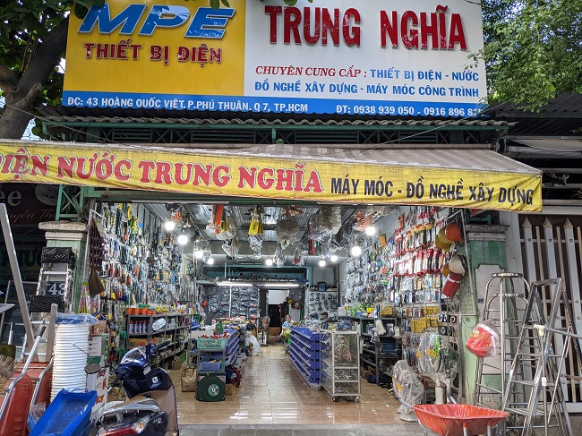 Mẫu Bảng Hiệu Cửa Hàng Điện Nước Đẹp, Sáng Tạo bang hieu cua hang dien nuoc