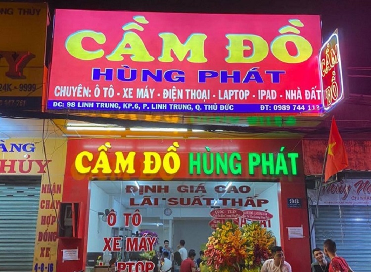 bang-hieu-dich-vu-cam-do bố cục trình bày bảng hiệu cầm đồ