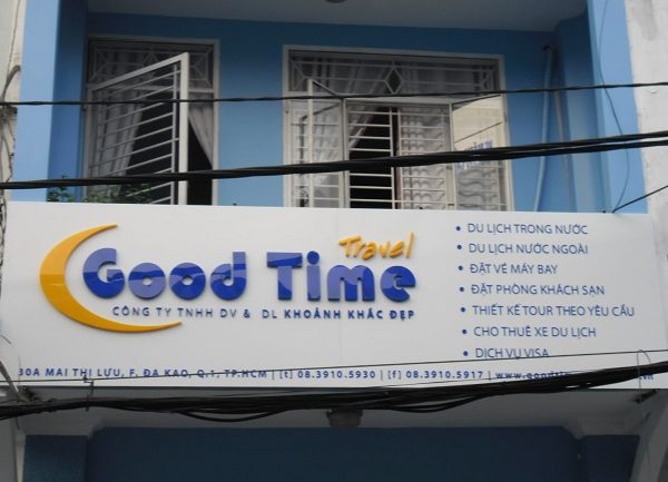 Mẫu Bảng Hiệu Dịch Vụ Du Lịch Đẹp, Ấn Tượng Nhất bảng hiệu công ty dịch vụ du lịch