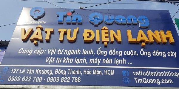 Mẫu Bảng Hiệu Điện Lạnh Đẹp Yêu Thích Nhất Bảng hiệu điện lạnh chữ nổi