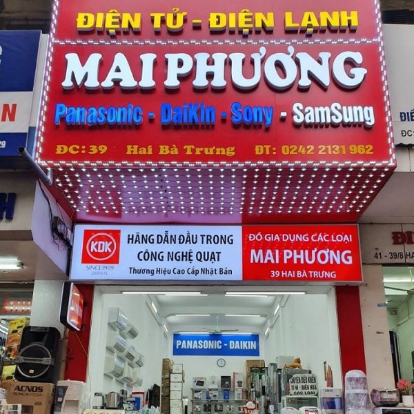 Mẫu Bảng Hiệu Điện Lạnh Đẹp Yêu Thích Nhất Bảng hiệu điện lạnh đẹp