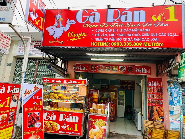 bang-hieu-ga-ran-hiflex biển quảng cáo cửa hàng gà rán hiflex
