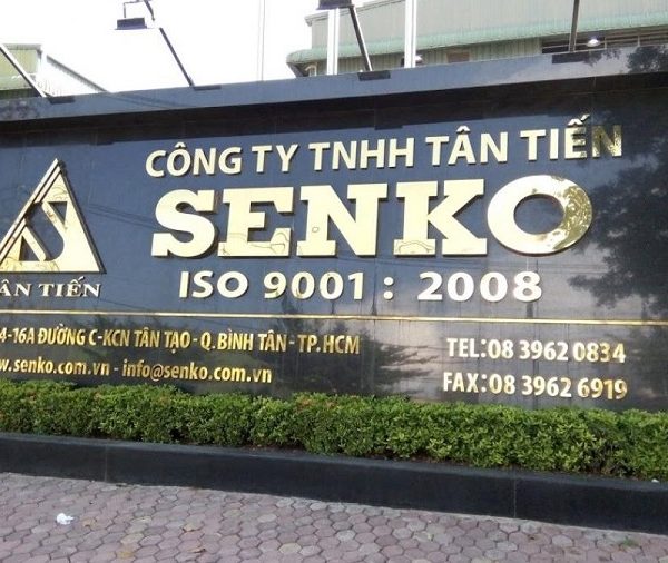 Làm Bảng Hiệu Quảng Cáo Quận 4 Giá Rẻ, Bền Đẹp Bảng hiệu công ty bằng Inox quận 4