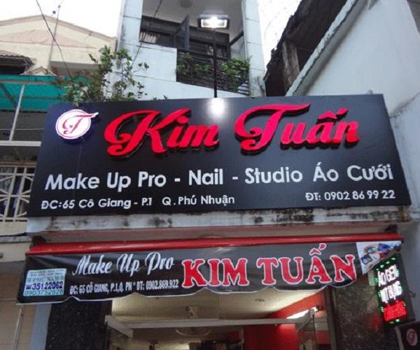 Mẫu Bảng Hiệu Makeup Siêu Đáng Yêu bảng hiệu makeup đẹp