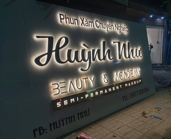 Mẫu Bảng Hiệu Makeup Siêu Đáng Yêu bảng hiệu make up đẹp