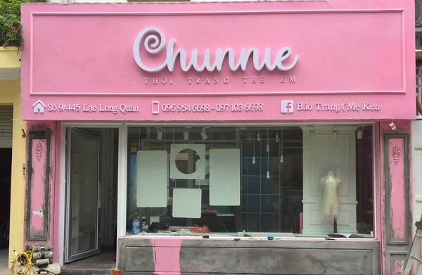 Bảng Hiệu Màu Hồng Dễ Thương Dành Cho Phái Nữ