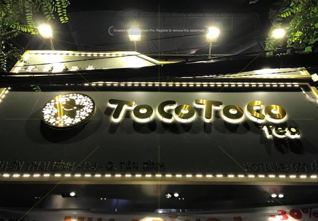 Bảng Hiệu Mica H2 Giá Rẻ, Thiết Kế Ấn Tượng bang hieu mica h2