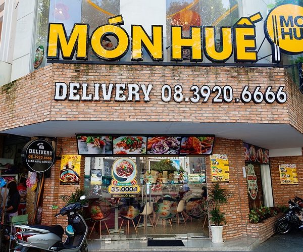 Mẫu Biển Quảng Cáo Nhà Hàng, Quán Ăn Đẹp, Rẻ Bảng hiệu quán ăn món Huế