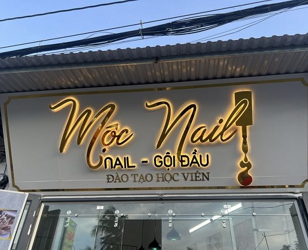 bảng hiệu nail mica