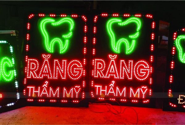 Mẫu Bảng Hiệu Nha Khoa Cực Đẹp, Cuốn Hút biển led nha khoa