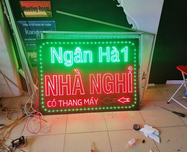 Mẫu Bảng Hiệu Khách Sạn Nhà Nghỉ Đẹp, Sang Trọng bảng hiệu nhà nghỉ led