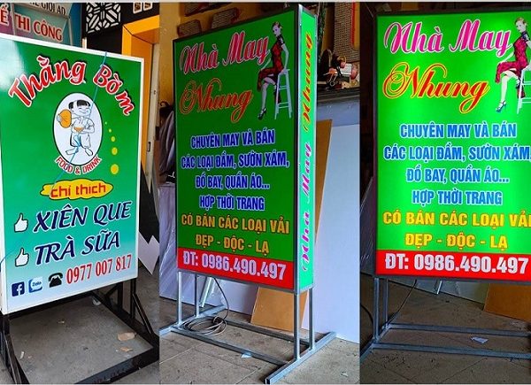 Mẫu Bảng Hiệu Nhỏ Đẹp – Độc Đáo – Tinh Tế bảng hiệu nhỏ hiflex
