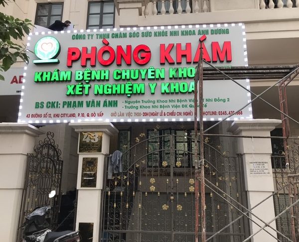 Mẫu Bảng Hiệu Phòng Khám Đẹp, Ấn Tượng Nhất 2023 biển hiệu phòng khám đa khoa led
