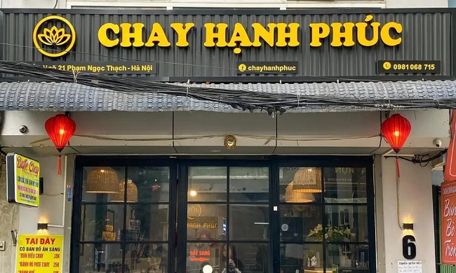bang-hieu-quan-chay-ton-song bảng hiệu quán chay tôn sóng