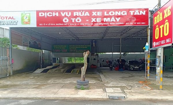biển hiệu rửa xe máy đẹp