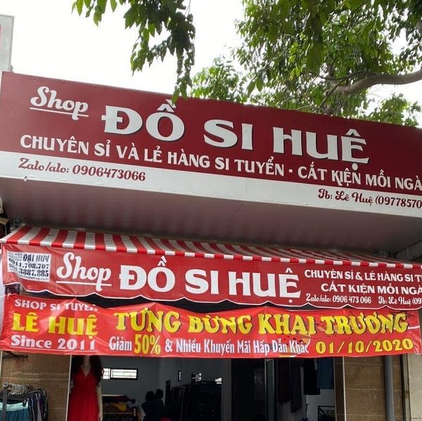 Mẫu Bảng Hiệu Shop Đồ Si, Đồ Cũ Đẹp Ấn Tượng Nhất Bảng quảng cáo đồ si