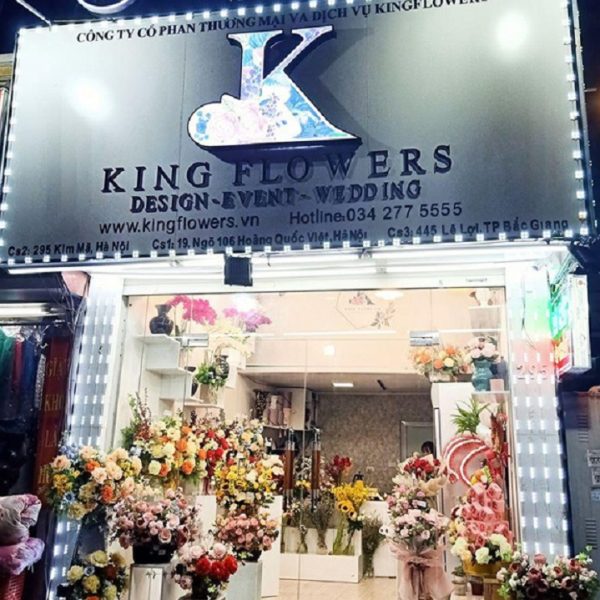 Mẫu Bảng Hiệu Shop Hoa Tươi Đẹp, Tinh Tế Nhất biển hiệu đèn led cửa hàng hoa đẹp