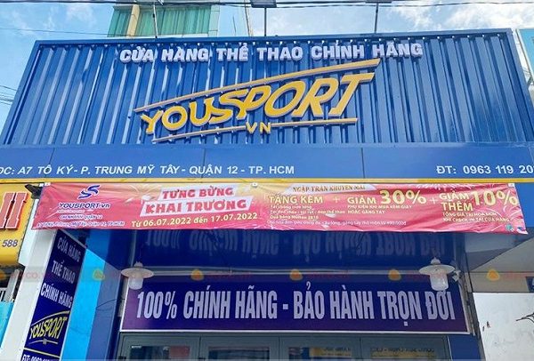 Mẫu Bảng Hiệu Shop Thể Thao Đẹp, Thu Hút Khách Bảng hiệu shop thể thao đẹp
