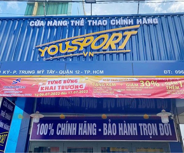 Mẫu Bảng Hiệu Shop Thể Thao Đẹp, Thu Hút Khách bảng hiệu shop thể thao đẹp