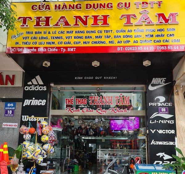 Mẫu Bảng Hiệu Shop Thể Thao Đẹp, Thu Hút Khách bảng hiệu shop thể thao mica
