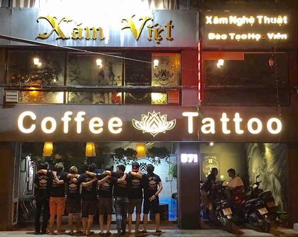 Bảng Hiệu Tattoo, Xăm Hình Nghệ Thuật bảng hiệu tiệm xăm tattoo led