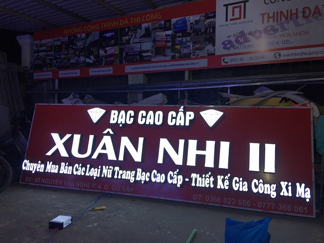 bang-hieu-tiem-bac bảng hiệu tiệm bạc