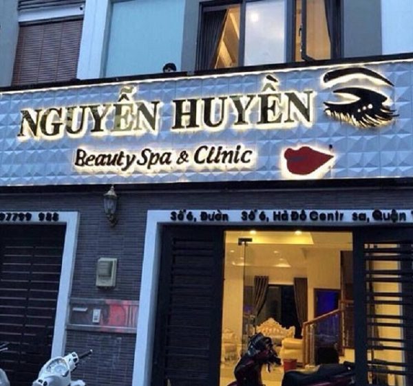 Mẫu Biển Quảng Cáo Tóc và Móng Đẹp, Hot Nhất bang hieu tiem nail led 1