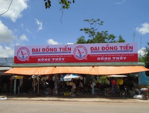 Bảng Hiệu Tôn Dán Decal Giá Chỉ 390k/m2 | Mẫu Đẹp bảng hiệu tole dán decal đẹp