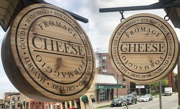 Mẫu Bảng Hiệu Tròn – Biển Vẫy Tròn Đẹp, Độc Đáo biển vẫy tròn bằng gỗ