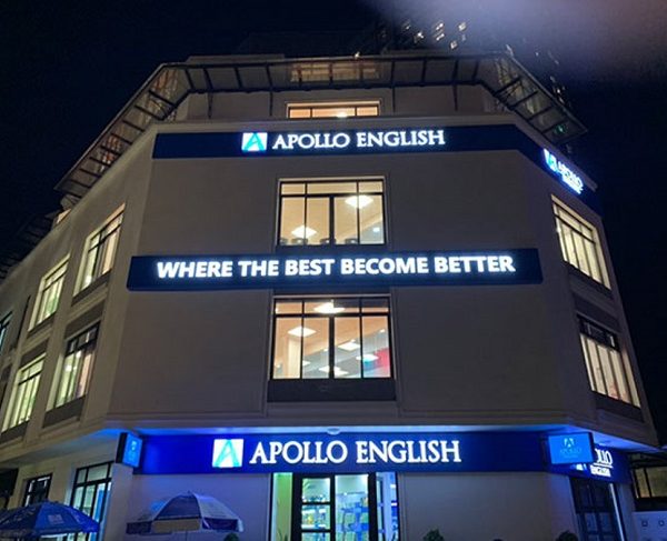 Các Mẫu Biển Quảng Cáo Trung Tâm Tiếng Anh, Ngoại Ngữ Đẹp Bảng hiệu trung tâm tiếng anh led