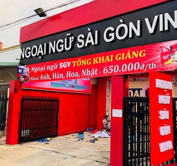 Các Mẫu Biển Quảng Cáo Trung Tâm Tiếng Anh, Ngoại Ngữ Đẹp bảng hiệu trung tâm ngoại ngữ