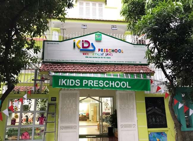 bang-hieu-truong-mam-non-dep Mẫu biển trường mầm non đẹp