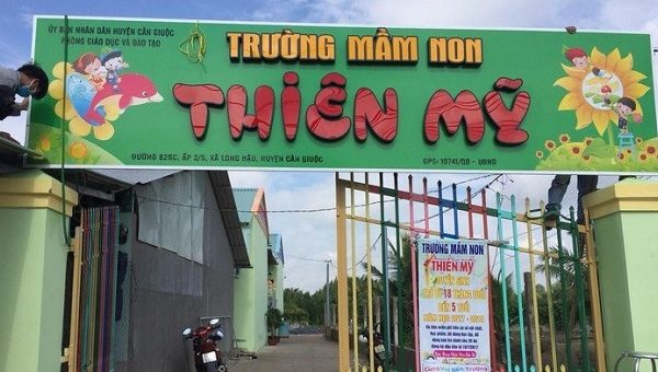 Thi Công Bảng Hiệu Trường Học Đẹp, Ấn Tượng mẫu bảng hiệu trường mầm non