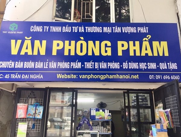 Mẫu Bảng Hiệu Văn Phòng Phẩm Đẹp, Hấp Dẫn Nhất