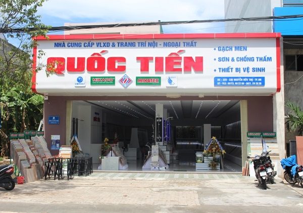 Biển hiệu quảng cáo cửa hàng vật liệu xây dựng