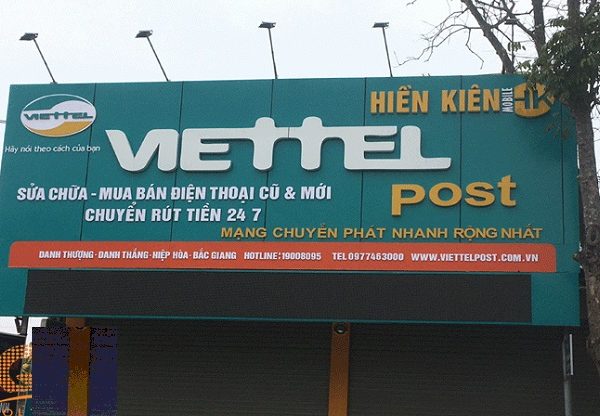 Mẫu Bảng Hiệu Viettel Đẹp Cho Cửa Hàng Ủy Quyền bảng hiệu cửa hàng Viettel