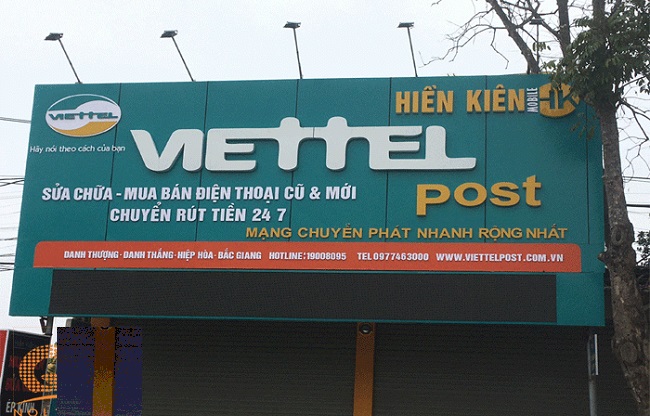 bang-hieu-viettel bảng hiệu cửa hàng Viettel