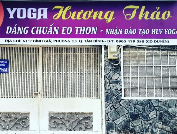 Mẫu Bảng Hiệu Yoga, Gym, Aerobic Đẹp Ấn Tượng Nhất bảng hiệu yoga bằng bạt hiflex