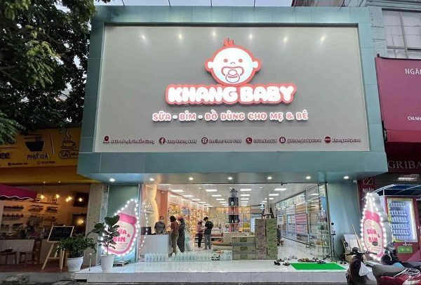 Mẫu Bảng Hiệu Shop Mẹ và Bé Đẹp, Dễ Thương bang quang cao me be