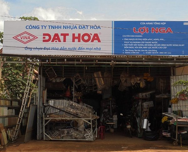 Mẫu Bảng Hiệu Cửa Hàng Điện Nước Đẹp, Sáng Tạo bien bat hiflex cua hang dien nuoc