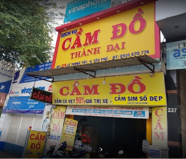 Mẫu Biển Hiệu Quảng Cáo Cầm Đồ Đẹp, Ấn Tượng biển cầm đồ đẹp