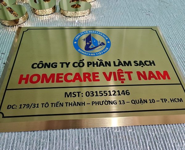 Mẫu Biển Quảng Cáo Công Ty Đẹp, Bền, Sang Trọng Biển công ty inox