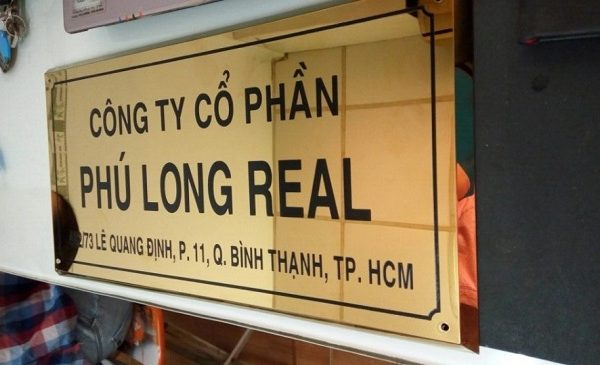 Mẫu Biển Quảng Cáo Công Ty Đẹp, Bền, Sang Trọng Biển quảng cáo công ty inox